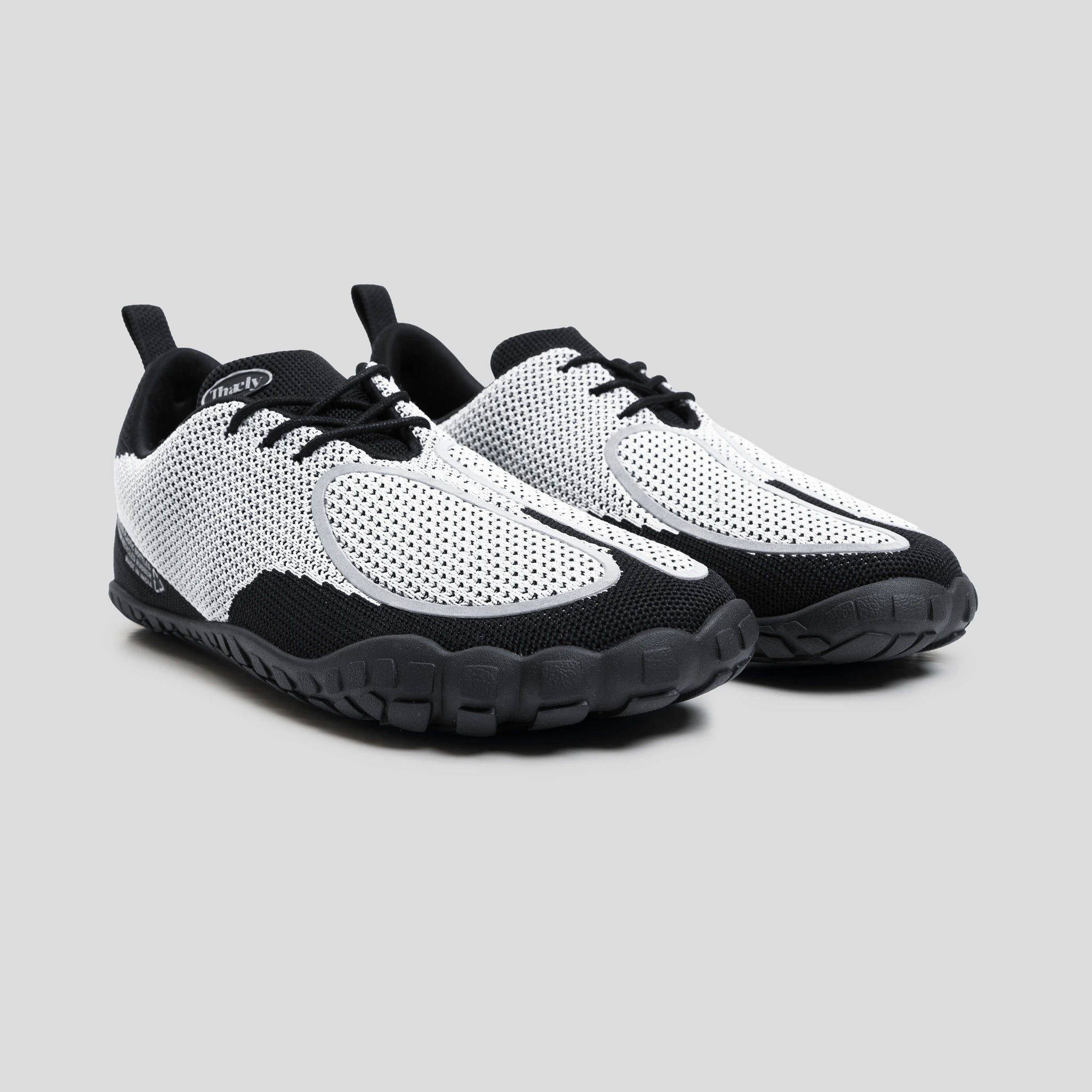 Tech Tabi Magnesium White | Barefoot Running Shoes