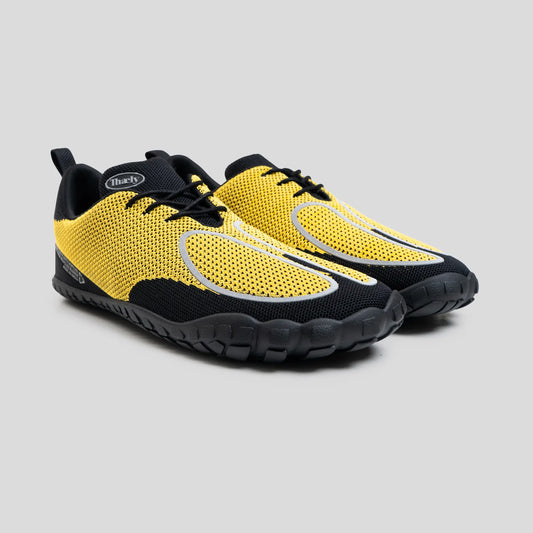 Tech Tabi Sulfur Yellow | Barefoot Running Shoes