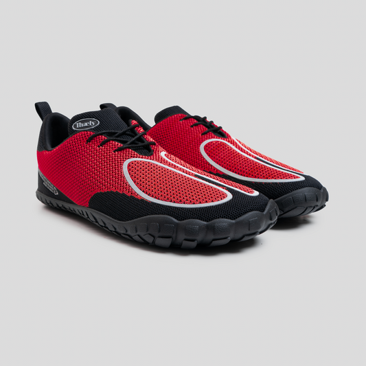 Tech Tabi Ruby Red | Barefoot Running Shoes