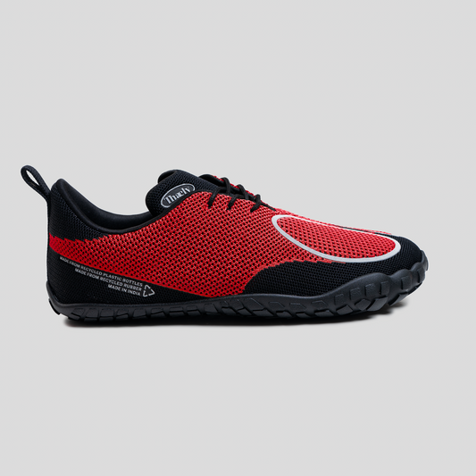 Tech Tabi Ruby Red | Barefoot Running Shoes